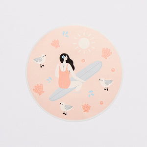 'Summer Days' Disc Sticker