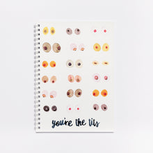 Load image into Gallery viewer, &#39;You&#39;re the Tits Colour&#39; Softcover Notebook
