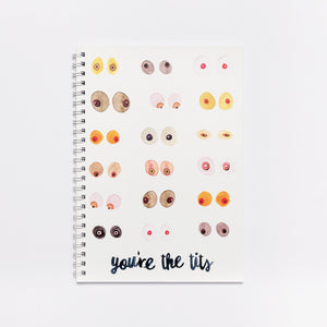 'You're the Tits Colour' Softcover Notebook