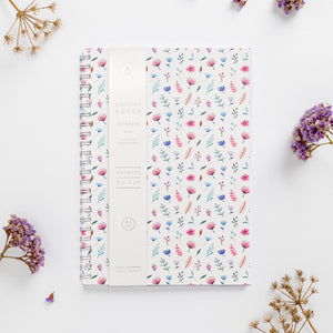 'Flowerbomb' Softcover Notebook