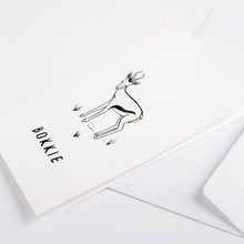 Load image into Gallery viewer, greeting cards springbok bokkie south africa wonder meyer illustrations detail