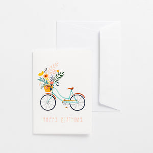 greeting cards happy birthday bicycle wonder meyer illustration product
