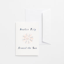 Load image into Gallery viewer, greeting card sun white wonder meyer illustrations trip adventure product