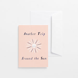 greeting card sun pink wonder meyer illustrations trip adventure pastel product
