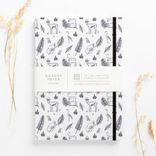 Load image into Gallery viewer, jungle hardcover note book diary monkeys bokkies 