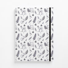Load image into Gallery viewer, jungle hardcover note book diary monkeys bokkies front detail