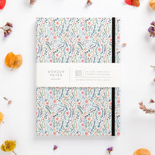 Load image into Gallery viewer, flowers meadow colourful floral hard cover notebook diary