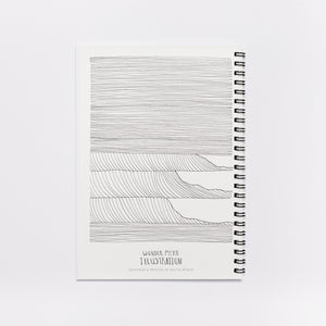'Waves' Softcover Notebook
